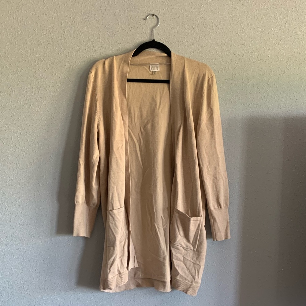 Tan Cardigan